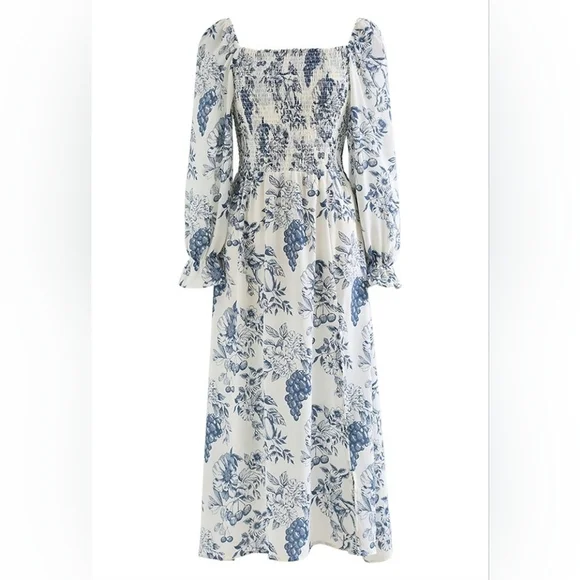 Reformation Gitane Linen Dress in Corsica